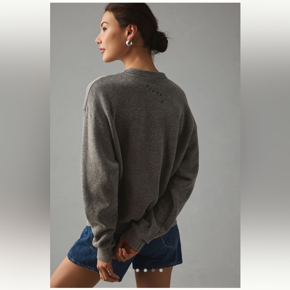 NWT Clare V Ciao Logo Graphic Sweatshirt - Picture 4 of 6